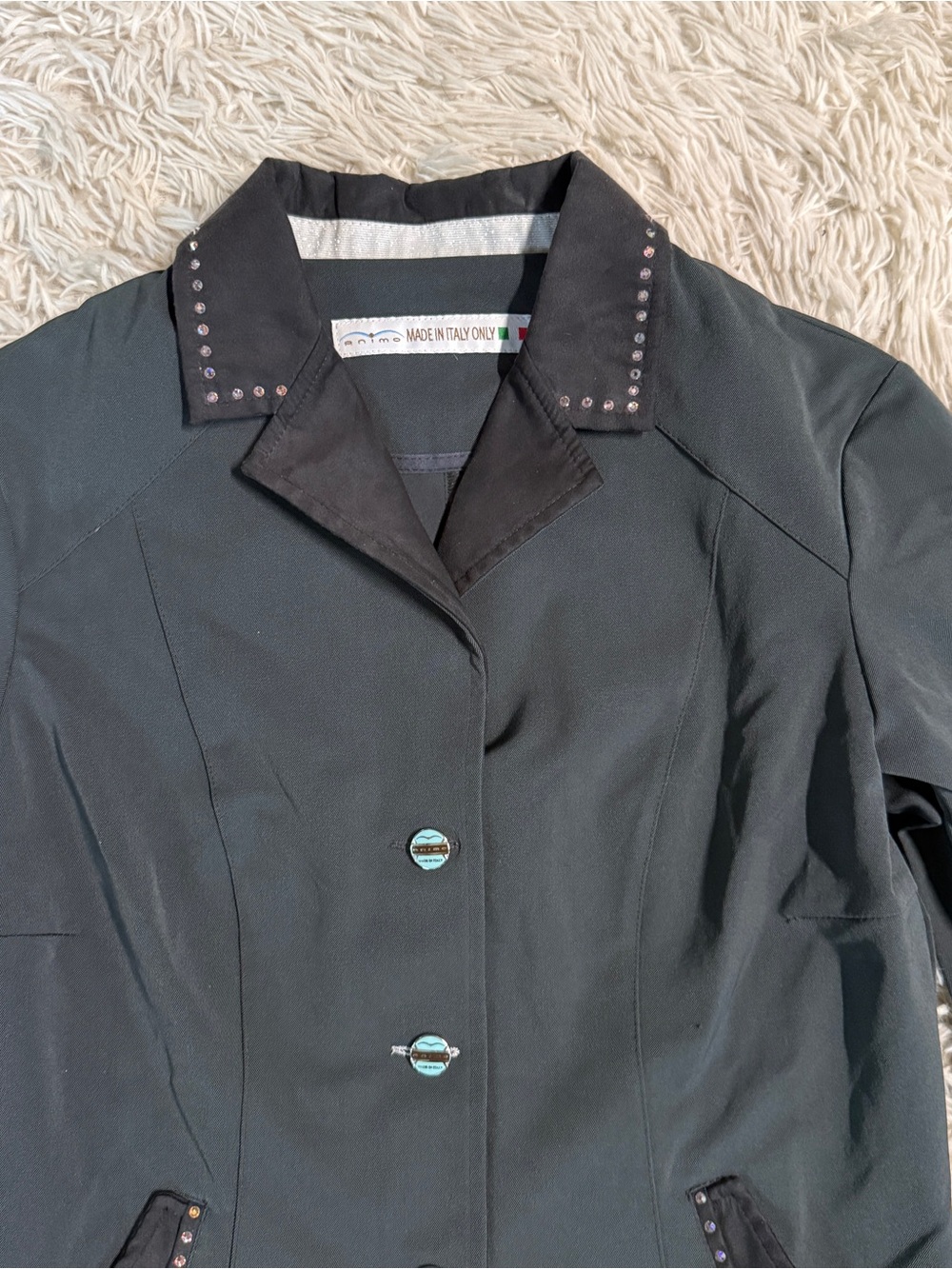 Women’s Size IT44 Grey Animo Donna Horseback Riding Show Coat. Good Condition. - Picture 2 of 8